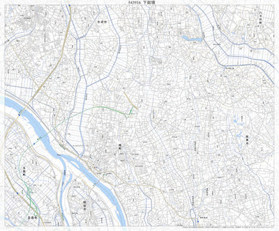 543916 下総境 （しもうささかい Shimosasakai）, 地形図