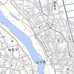 543917 石下 （いしげ Ishige）, 地形図