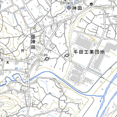 543920 藤岡 （ふじおか Fujioka）, 地形図