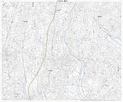 543926 諸川 （もろかわ Morokawa）, 地形図