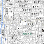 543934 佐野 （さの Sano）, 地形図