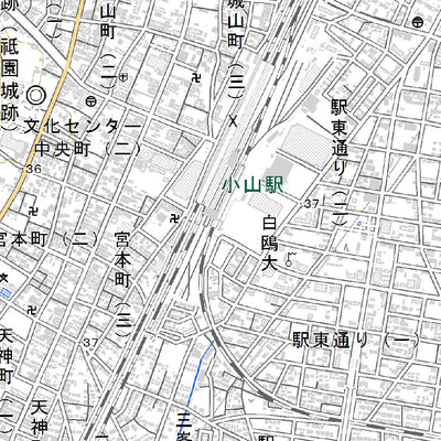 543936 小山 （おやま Oyama）, 地形図