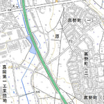 543957 上三川 （かみのかわ Kaminokawa）, 地形図