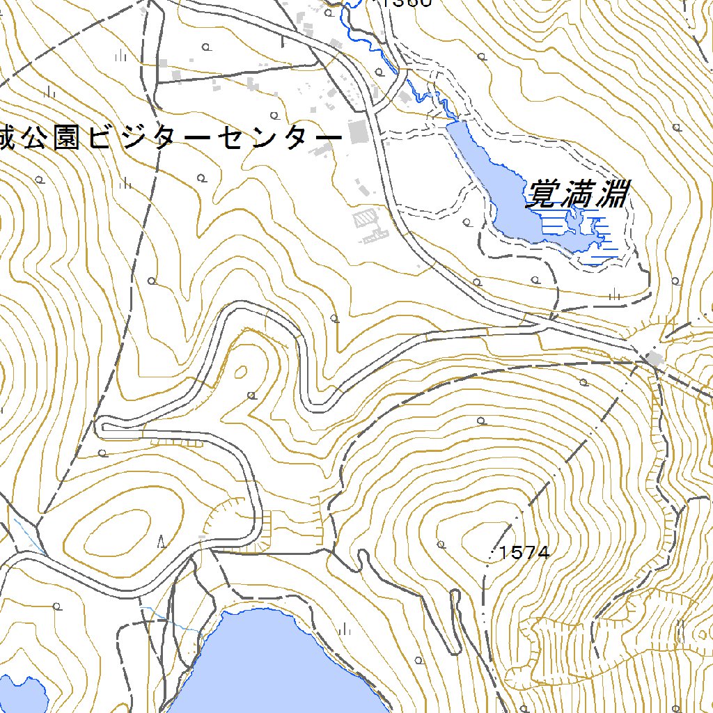 543961 赤城山 （あかぎさん Akagisan）, 地形図 Map by Pacific 
