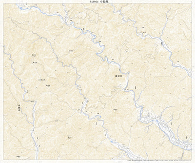 543964 中粕尾 （なかかすお Nakakasuo）, 地形図