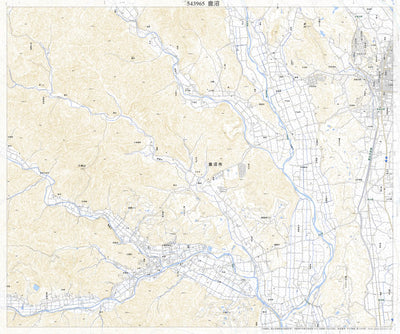 543965 鹿沼 （かぬま Kanuma）, 地形図