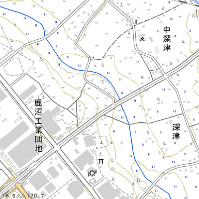 543966 宇都宮西部 （うつのみやせいぶ Utsunomiyaseibu）, 地形図