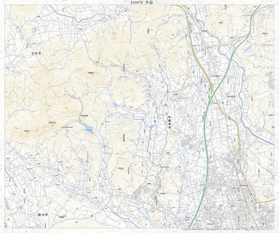 543976 大谷 （おおや Oya）, 地形図
