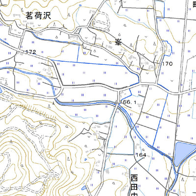 543976 大谷 （おおや Oya）, 地形図