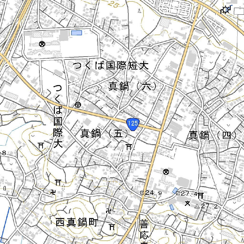 544011 常陸藤沢 （ひたちふじさわ Hitachifujisawa）, 地形図 Map by