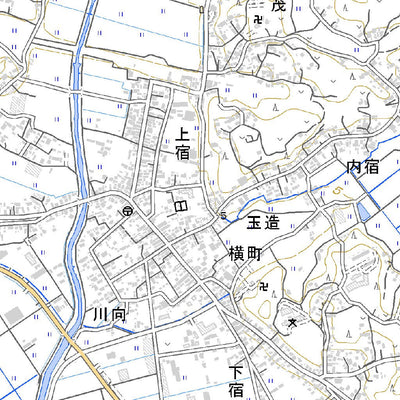 544013 常陸玉造 （ひたちたまつくり Hitachitamatsukuri）, 地形図