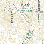 544020 筑波 （つくば Tsukuba）, 地形図