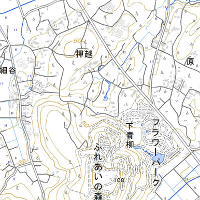 544021 柿岡 （かきおか Kakioka）, 地形図