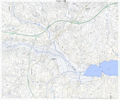 544033 小鶴 （こづる Kozuru）, 地形図