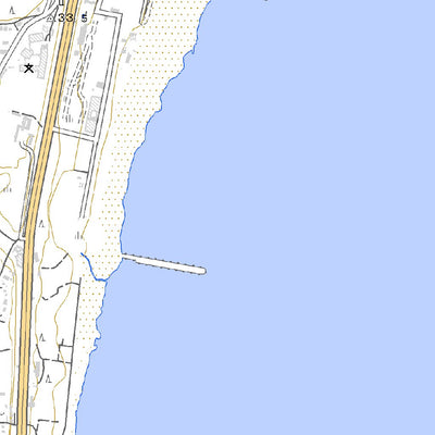 544034 磯浜 （いそはま Isohama）, 地形図