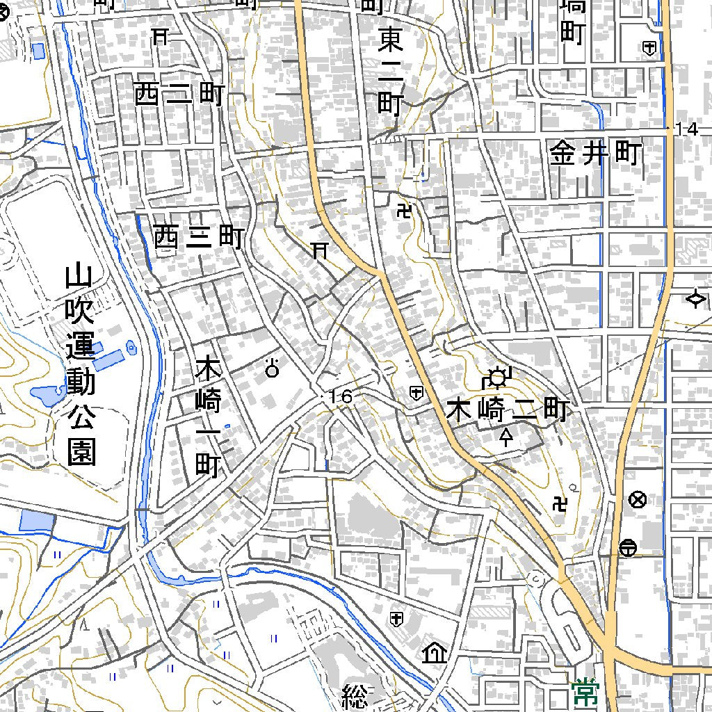 544064 常陸太田 （ひたちおおた Hitachiota）, 地形図 Map by Pacific