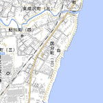 544065 日立南部 （ひたちなんぶ Hitachinambu）, 地形図