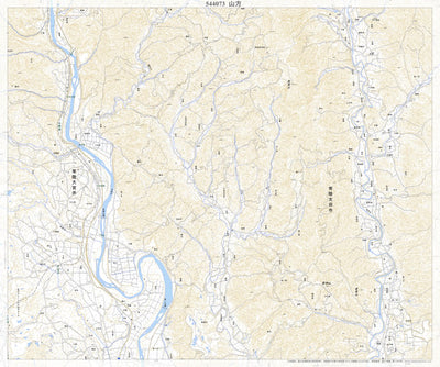 544073 山方 （やまがた Yamagata）, 地形図