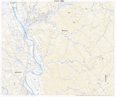 554001 馬頭 （ばとう Bato）, 地形図