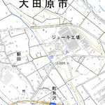 554020 大田原 （おおたわら Otawara）, 地形図