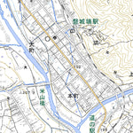 554033 塙 （はなわ Hanawa）, 地形図