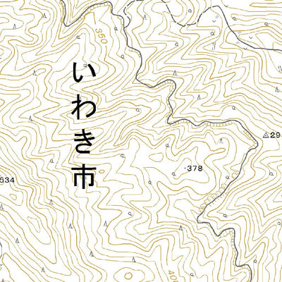 554045 上遠野 （かとおの Katono）, 地形図