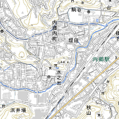 554046 常磐湯本 （じょうばんゆもと Jobanyumoto）, 地形図