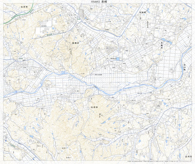 554052 泉崎 （いずみざき Izumizaki）, 地形図