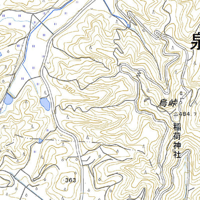 554052 泉崎 （いずみざき Izumizaki）, 地形図