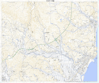 554057 四倉 （よつくら Yotsukura）, 地形図