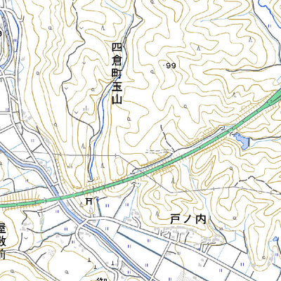 554057 四倉 （よつくら Yotsukura）, 地形図