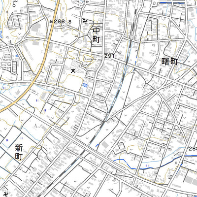 554062 矢吹 （やぶき Yabuki）, 地形図