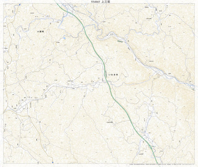 554065 上三坂 （かみみさか Kamimisaka）, 地形図