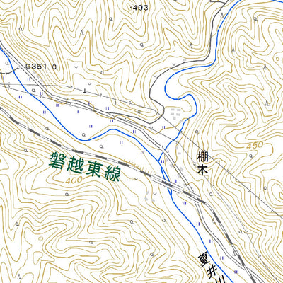 554065 上三坂 （かみみさか Kamimisaka）, 地形図