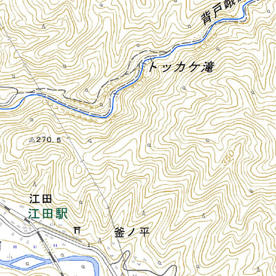 554066 川前 （かわまえ Kawamae）, 地形図