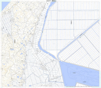 593977 寒風山 （かんぷうざん Kampuzan）, 地形図