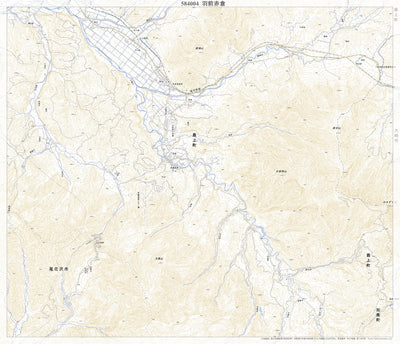 584004 羽前赤倉 （うぜんあかくら Uzenakakura）, 地形図