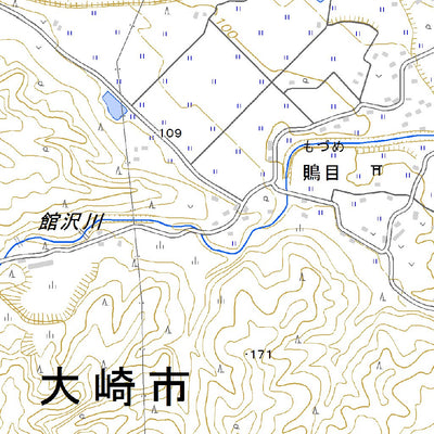 584006 川渡 （かわたび Kawatabi）, 地形図