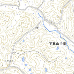 584007 真坂 （まさか Masaka）, 地形図