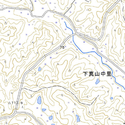 584007 真坂 （まさか Masaka）, 地形図