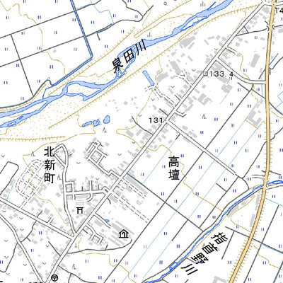584012 新庄 （しんじょう Shinjo）, 地形図