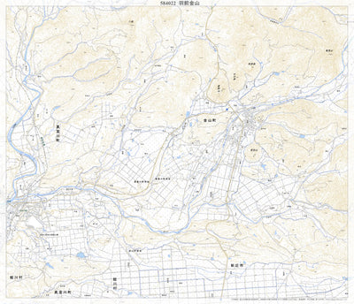 584022 羽前金山 （うぜんかねやま Uzenkaneyama）, 地形図