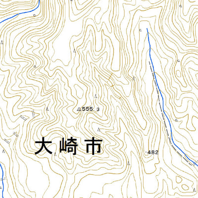 584025 軍沢 （いくさざわ Ikusazawa）, 地形図