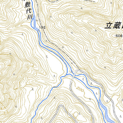 584032 及位 （のぞき Nozoki）, 地形図