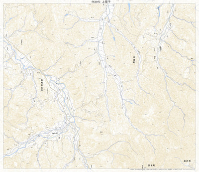 584052 上笹子 （かみじねご Kamijinego）, 地形図