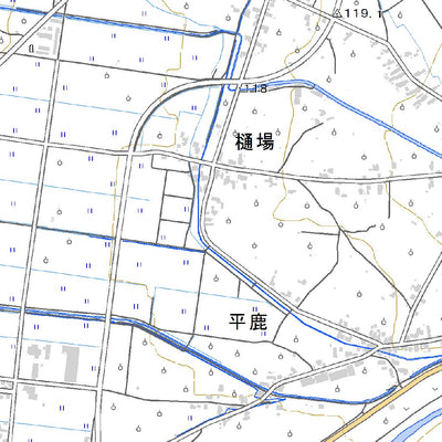 584064 十文字 （じゅうもんじ Jumonji）, 地形図
