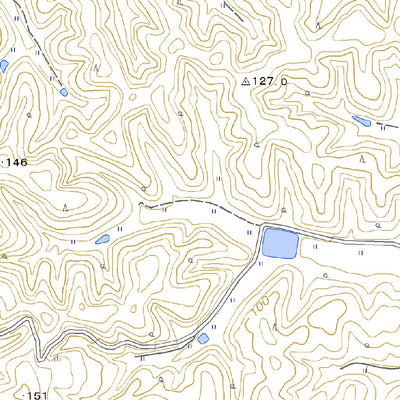 584073 浅舞 （あさまい Asamai）, 地形図