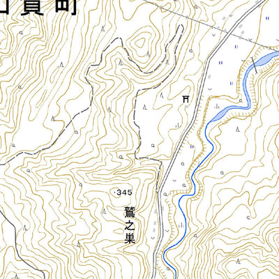 584076 陸中川尻 （りくちゅうかわしり Rikuchukawashiri）, 地形図