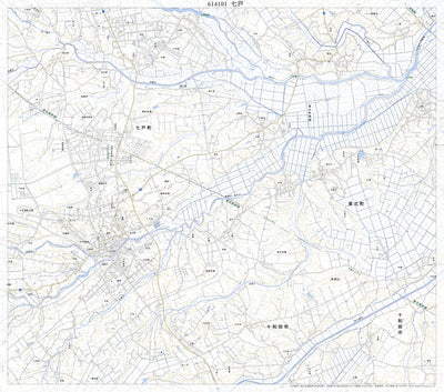 614101 七戸 （しちのへ Shichinohe）, 地形図