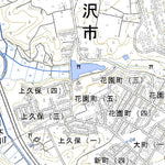 614102 三沢 （みさわ Misawa）, 地形図